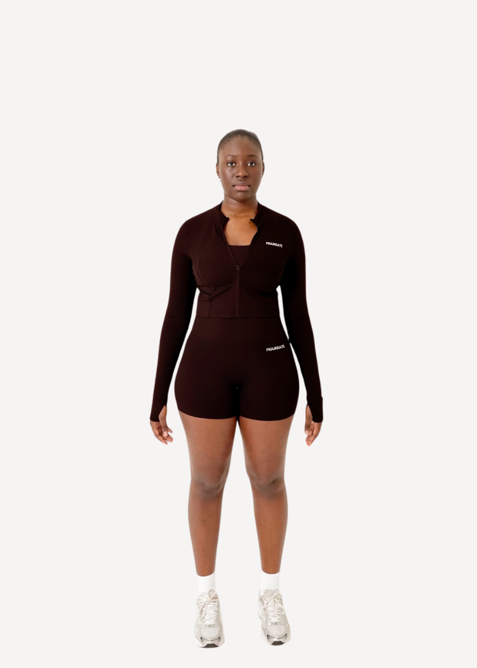 Mocha Brown Cropped Cardigan