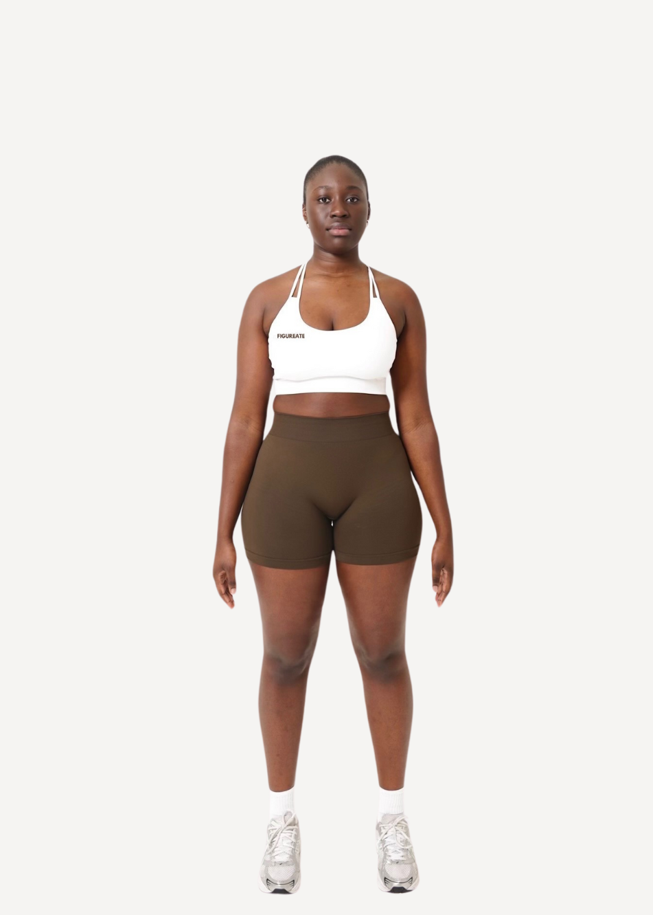 Espresso Cross Back Sports Bra