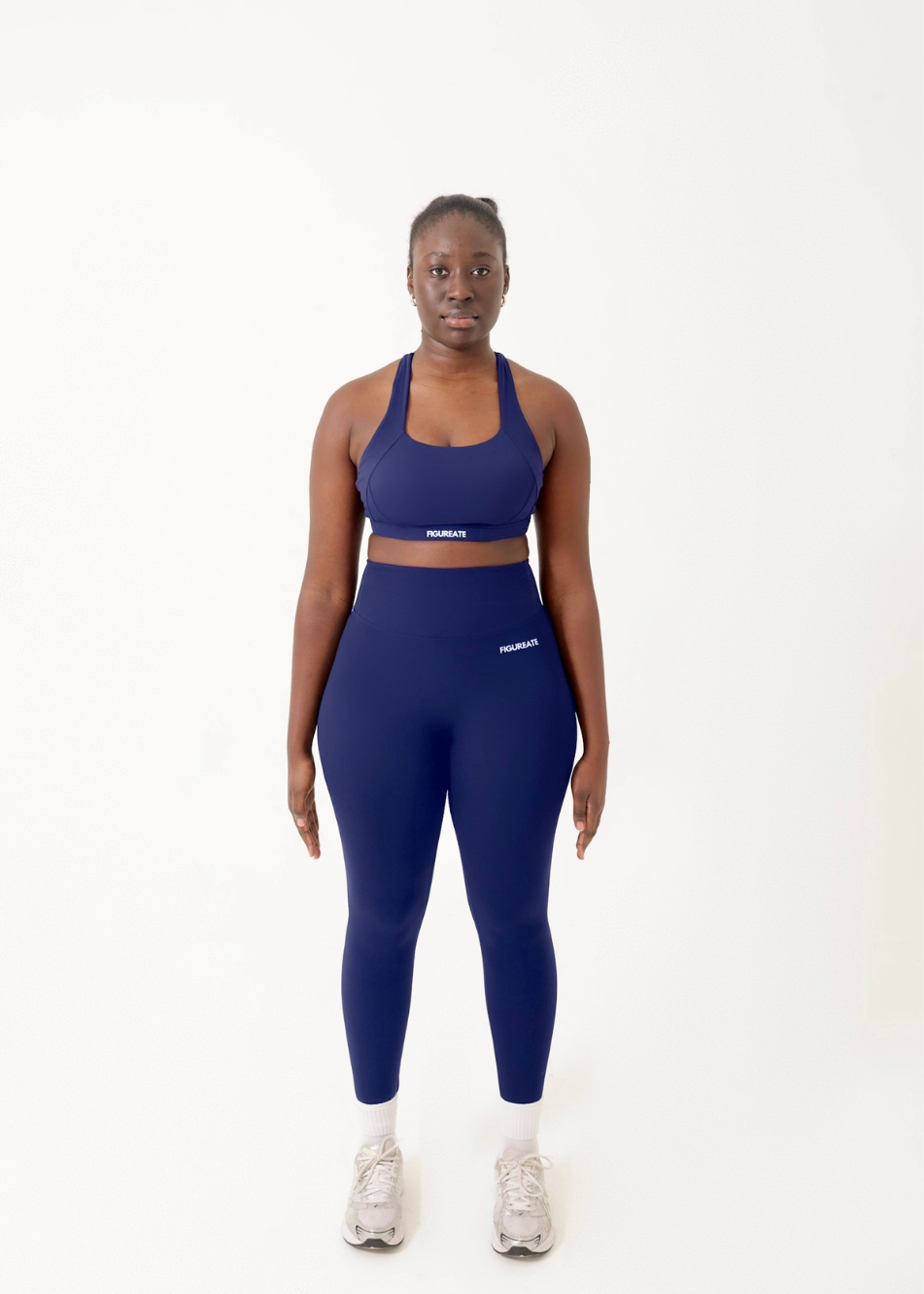 Navy Cross Back Bra